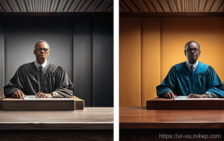 회복적 정의와 사회적 책임의 관계 - Image Prompt 1: The Contrast of Justice: From Solitary Confinement to Shared Understanding**